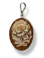 Colgante Mandile 1922 Mujer Cammei  in Plata Conchiglia 2MCICM94